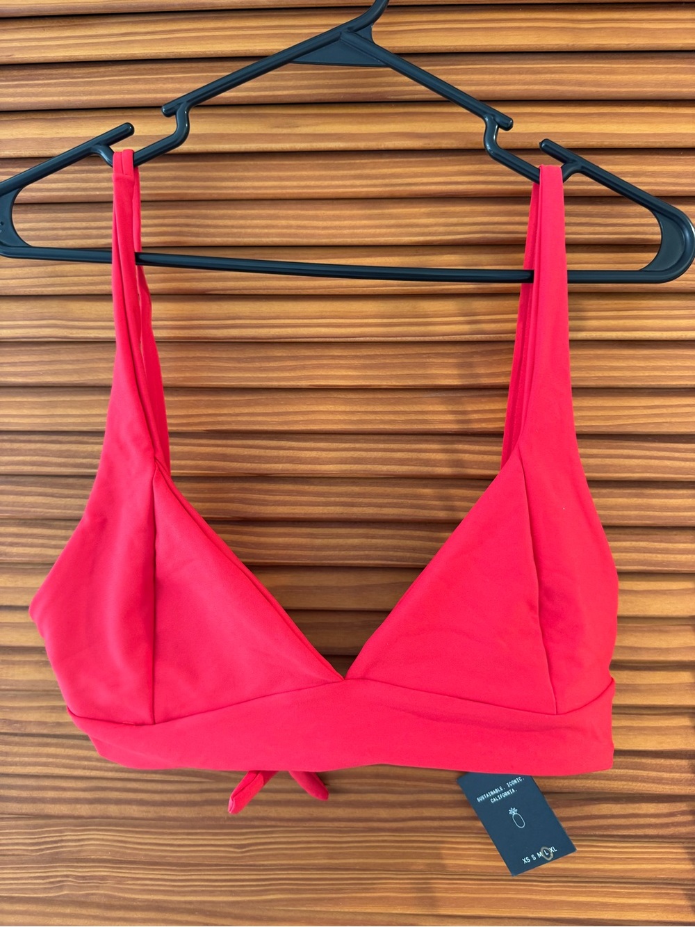 SKATIE Red Triangle Bralette Top